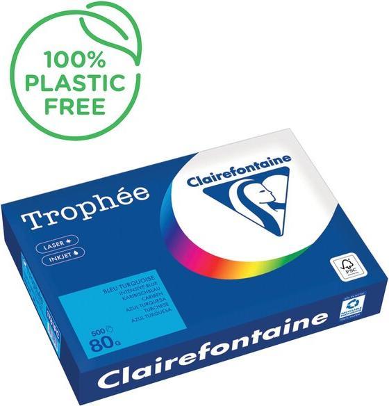 Produktbild Clairefontaine Universalpapier Trophée farbig (80 g/m², 500 x, A4)