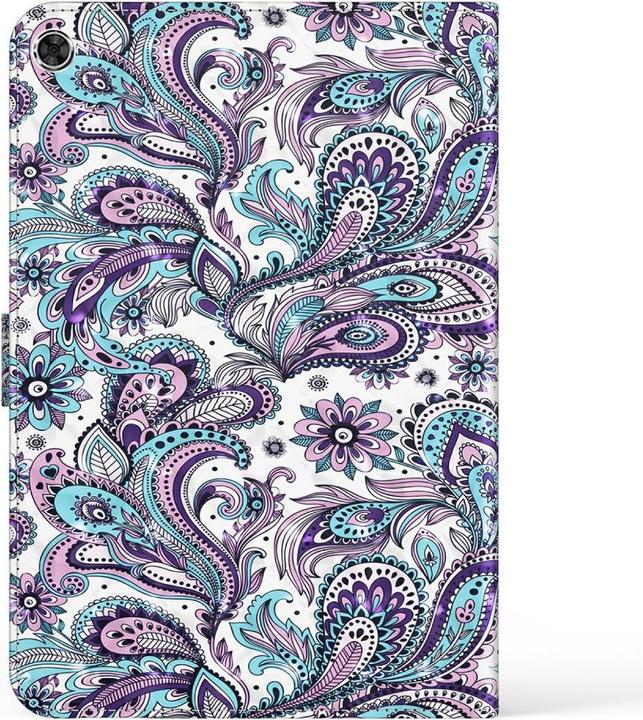 Image du produit Cover-Discount Galaxy Tab A8 10.5 - Étui effet paillettes Paisley (Galaxy Tab A8)