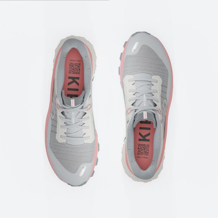 Produktbild Kiprun Trailrunningschuhe Damen - MT Cushion 2 grau/rosa (36)