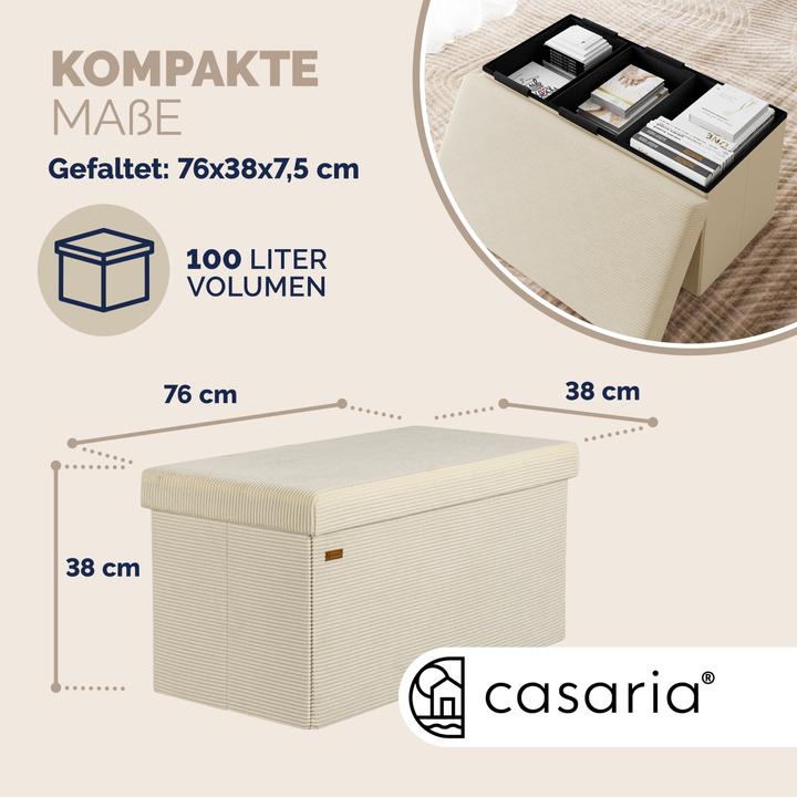 Image du produit Casaria Coffre-siège (76 cm)