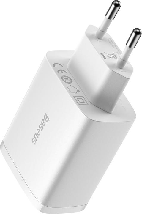 Image du produit Baseus Compact Charger 3U 17W EU Blanc (17 W)