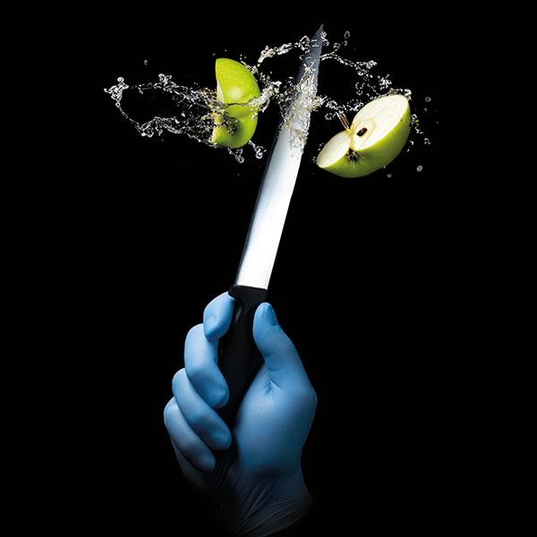Actual product image Med-Comfort Disposable glove Blue Eco-Plus Nitrile Powderfree XL, 90 pcs. (XL)