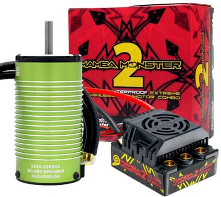 Produktbild Castle Creations CASTLE CREATION MAMBA MONSTER-2 1:8 25V WP REGLER & 1515-2200KV V2 Sensored Motor