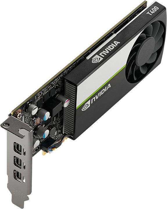 Produktbild PNY GPU NVIDIA T400 4GB GDDR6 64bit, 1.094 TFLOPS, 30W (2 GB)