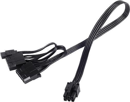 Actual product image Silverstone short power supply cable set for Strider, flatband