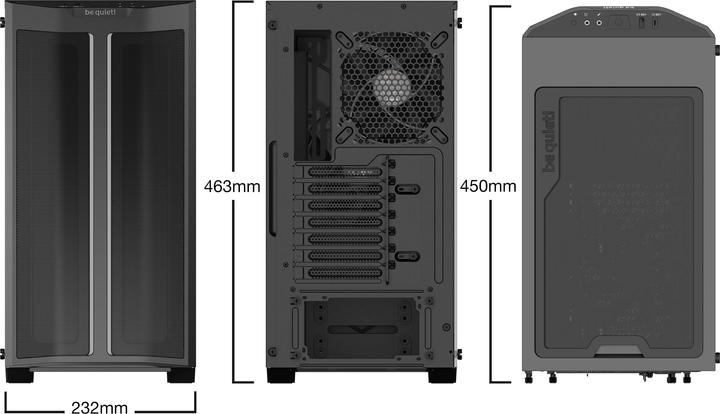 Produktbild be quiet! Pure Base 500DX (ATX, mATX, Mini-ITX)
