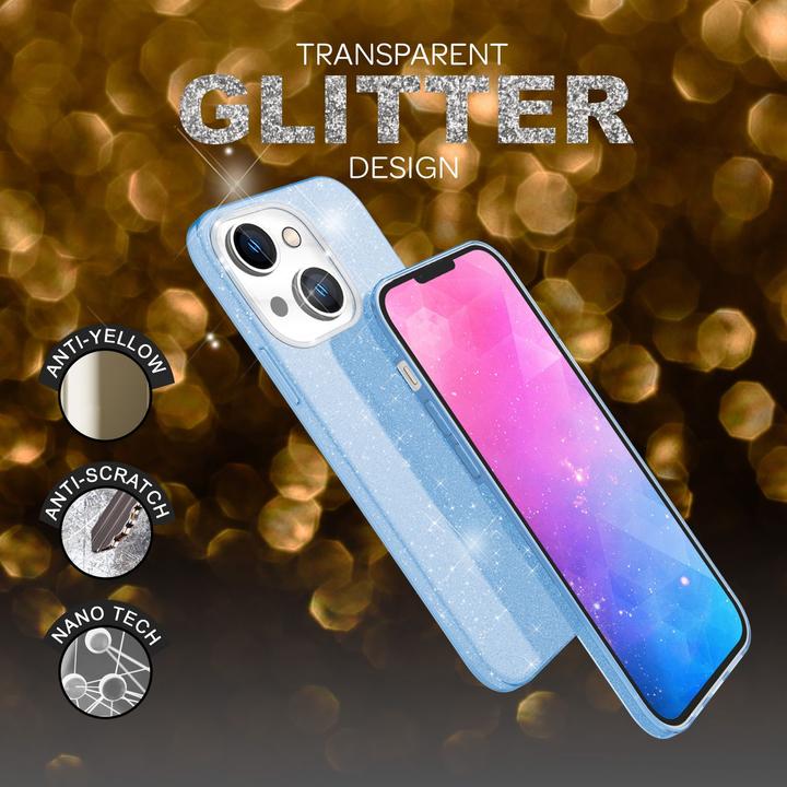 Actual product image Nalia Glitter cover (Apple iPhone 14)