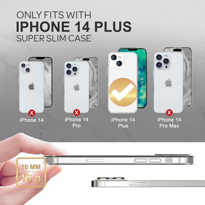 Immagine prodotto Nalia Manicotto in silicone trasparente (Apple iPhone 14 Plus)