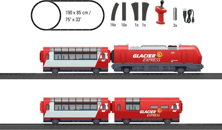 Märklin World 29348 H0 Glacier Express starter pack (Traccia H0)