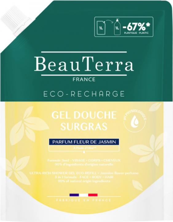 BeauTerra Duschgel reichhaltig Jasminblüte (1000 ml)