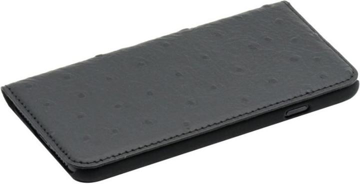 Image du produit Tellur Book case Ostrich Genuine Leather pour iPhone 7 noir (Apple iPhone 7)