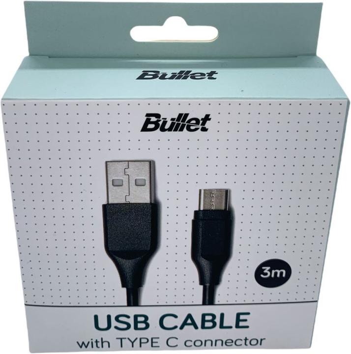 Bullet USB - Type C 3m, 2.4A (3 m)