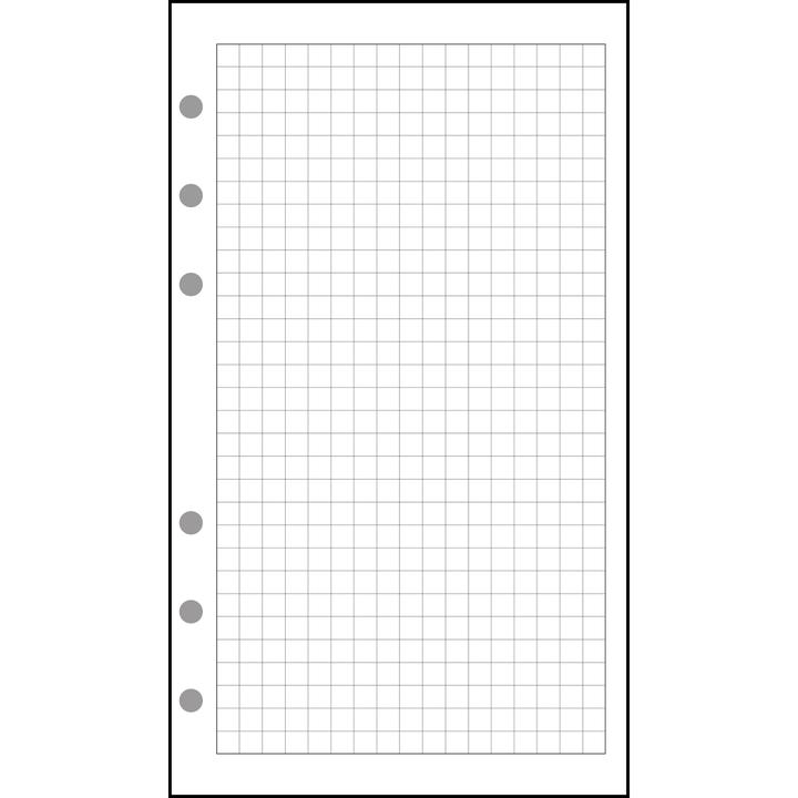 Image du produit Exacompta Recharge Exatime 17, bloc quadrillé (5 x 5)
