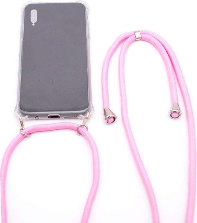 Productafbeelding Evelatus A40 Koffer met touw Roze (Samsung Galaxy A40)