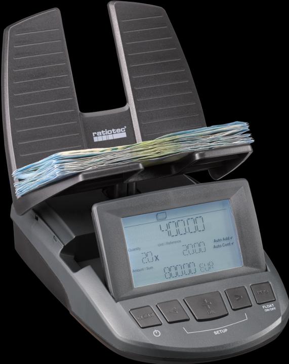 Actual product image ratiotec Money Scale RS 2000 (Made in Germany) (Bank note counter, Coin counter)