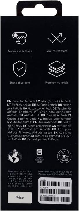 Immagine prodotto Evelatus Custodia per Airpods Pro EAC04