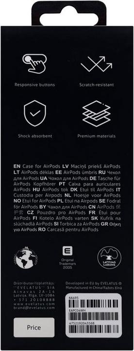 Immagine prodotto Evelatus Custodia per Airpods Pro EAC04