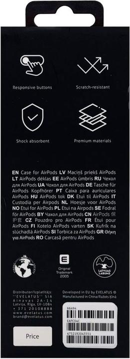Actual product image Evelatus Airpods Pro Case EAC04