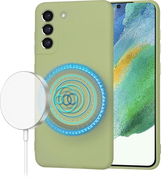 Techsuit - SoftFlex MagSafe - Samsung Galaxy S21 FE 5G - Matcha (Samsung Galaxy S21 FE 5G)