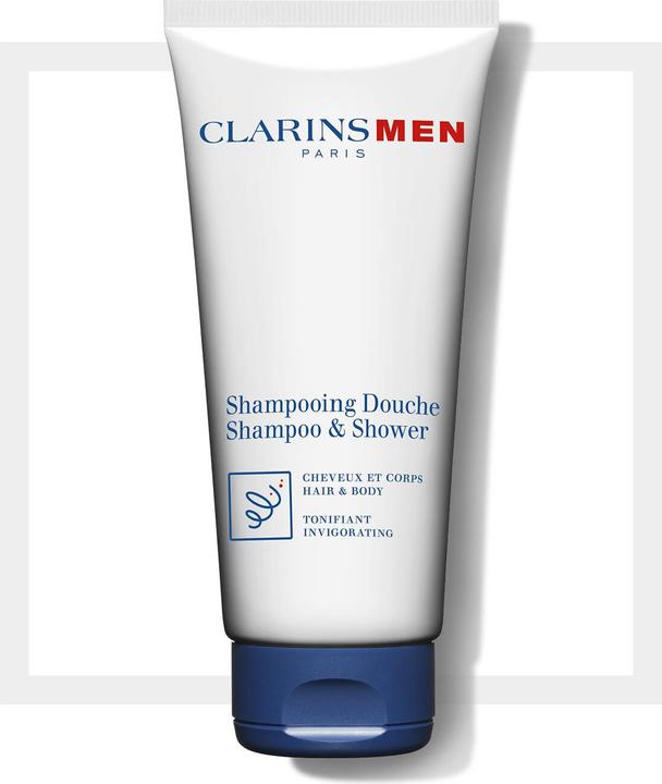 Produktbild Clarins Shampooing Douche Men (200 ml, Flüssiges Shampoo)