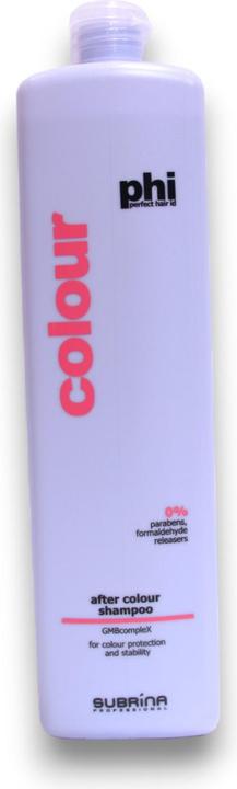 Actual product image Subrina Professional Phi After Color Hair Shampoo For Color Refreshing - 1000 Ml (1000 ml, Liquid shampoo)