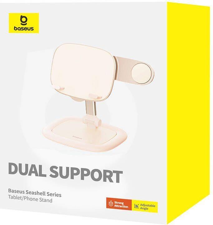 Actual product image Baseus Seashell Series adjustable tablet/phone stand - pink
