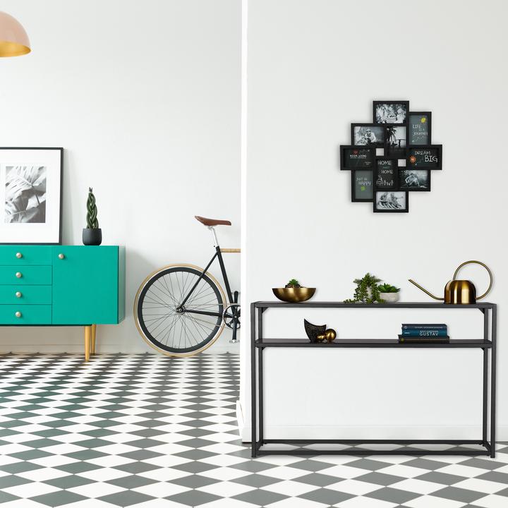Actual product image Relaxdays 2 Tier Console Table (110 x 30 x 70 cm)