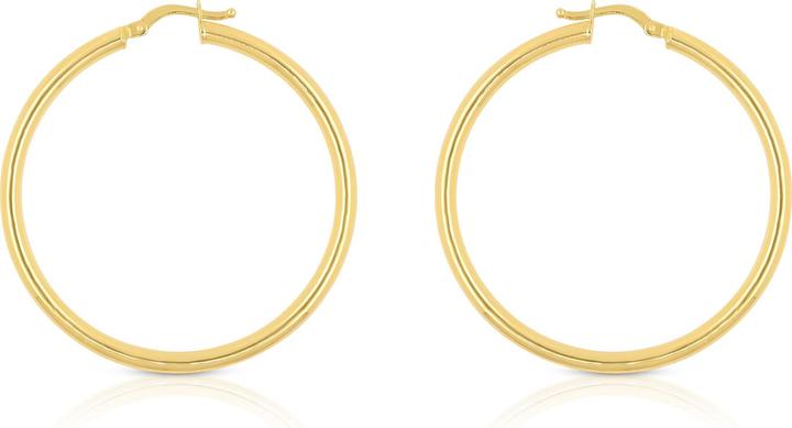 Actual product image Muau Creoles (750/18 K Yellow gold)