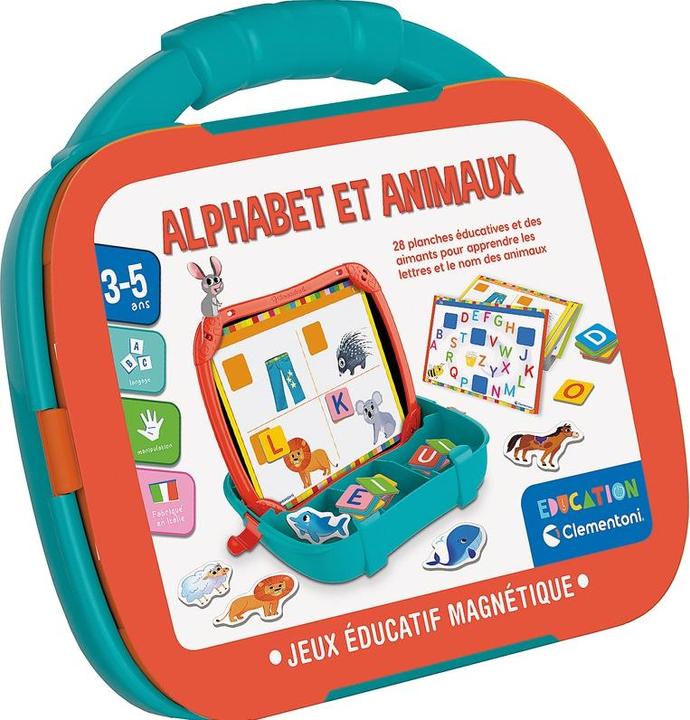 Produktbild Clementoni Aktentasche Magnetische Tierbuchstaben (Französisch)