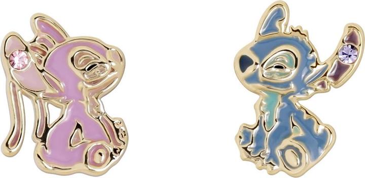 Actual product image Peers Hardy Stitch & Angel Mismatch Ohrstecker, Messing / Sockel