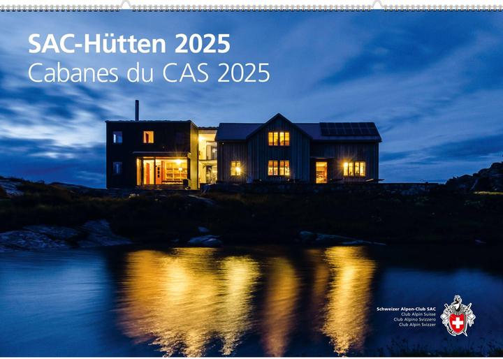 Produktbild Hütten 2025 (Harter Einband, Englisch, Französisch)