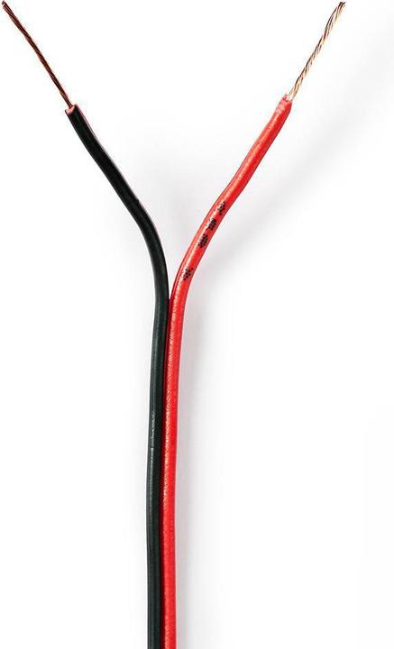 Produktbild Nedis Lautsprecherkabel 2X 0.35 mm² CCA 100.0 m rund PVC Eingewickelt Unisex (100 m, 0.35 mm²)