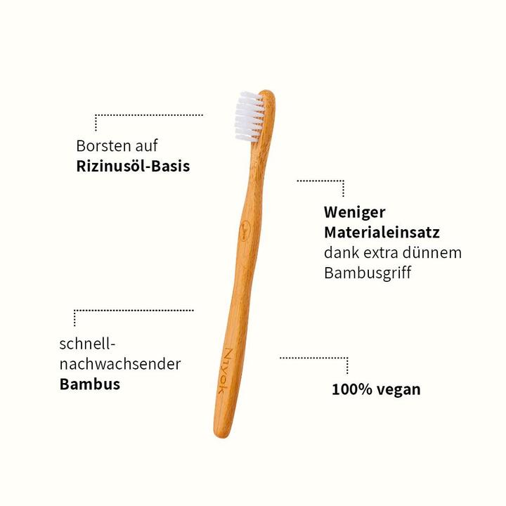 Actual product image Niyok Manual toothbrush children in need 1 piece (Soft, 1 x)