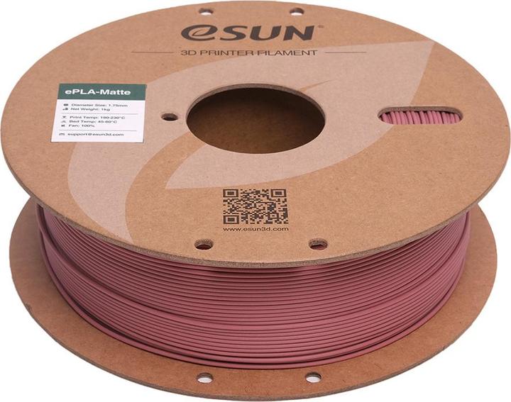 Produktbild eSUN ePLA-Matte Morandi Purple Filament 1.75mm 1Kg (PLA, 1.75 mm, 1000 g, Violett)
