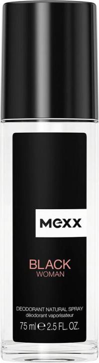 Produktbild Mexx Black Woman deodorant natural spray 75ml (Spray, 75 ml)