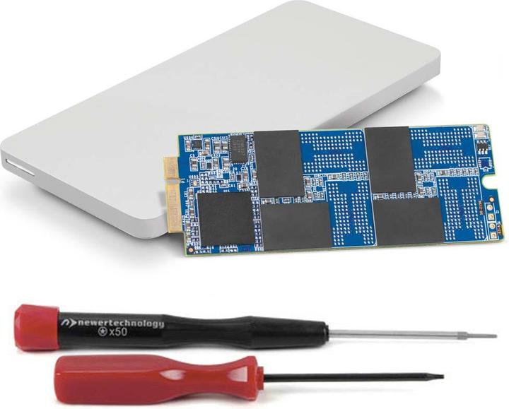 Produktbild OWC 2.0TB Aura Pro 6G SSD + Envoy Pro Upgrade Kit for 2012/13 MacBook Pro with Retina display. (2000 GB, 2.5")