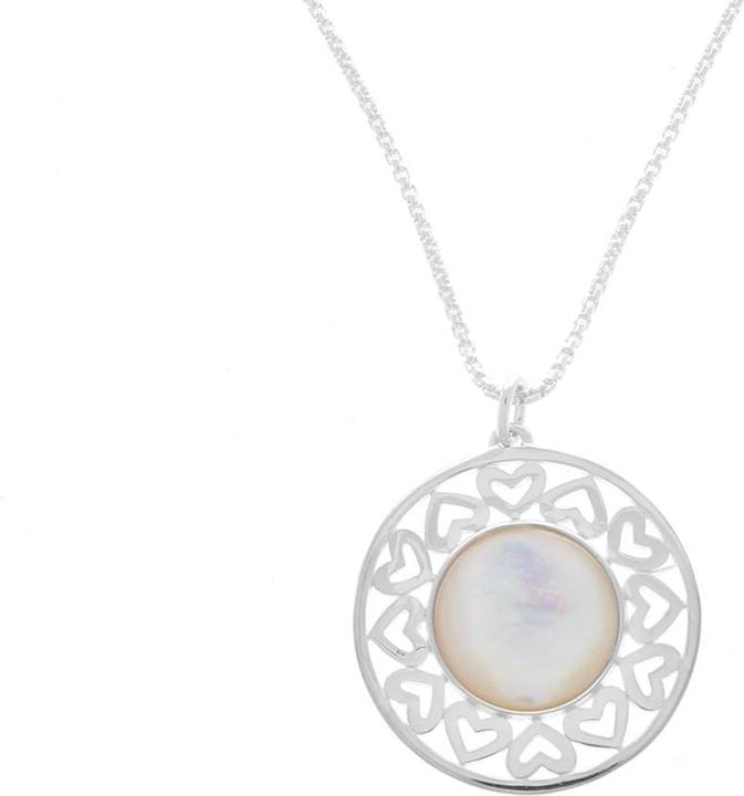 Thomas Sabo Kette und Anhänger mit Perlmutt AIR-SET0009-029-14 (925 Sterling Silber, 50 cm)