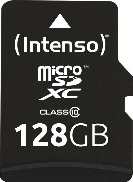 Actual product image Intenso microSD Class 10 (128 GB, microSDXC, U1, UHS-I)