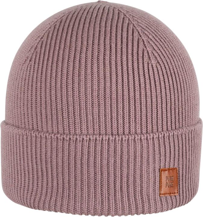 Pure Pure Kindermütze Umschlag mauve