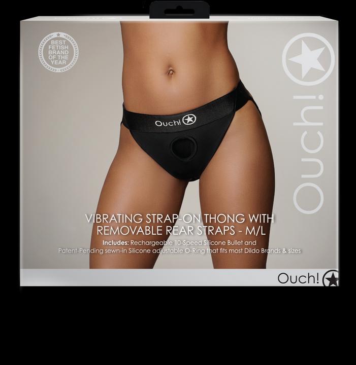 Productafbeelding Ouch! Vibrerende string - verwijderbare bandjes - M/L (M/L)