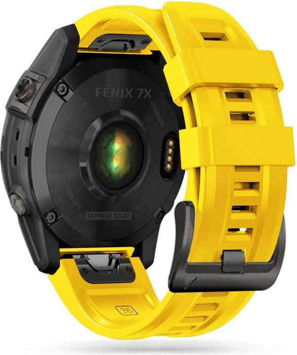 Image du produit Garmin Bracelet pour montre intelligente Fenix 5/6/6Pro/7, couleur jaune (22 mm, Matières plastiques)