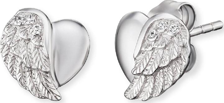 Engelsrufer Ohrstecker Herzflügel (925er Silber)