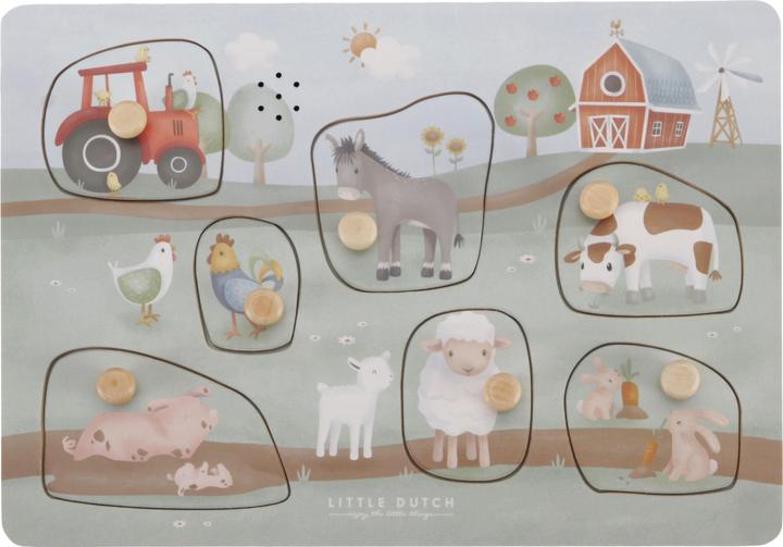 Little Dutch Sound-Greif-Puzzle Little Farm FSC