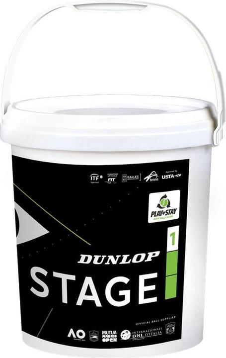Actual product image Dunlop Tennis balls STAGE 1 GREEN 60-bucket ITF