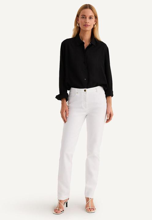 Image du produit Anne Weyburn Pantalon droit cinq poches en coton stretch (48)