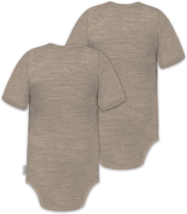 Actual product image Normani Set of 2 baby merino short-sleeved body "Tihoi" - 9309 (92)