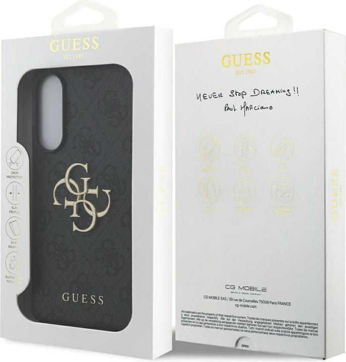 Image du produit Guess Etui Big 4G Logo Classic Logo do Samsung Galaxy S25 Edge czarny (Samsung Galaxy S25 Edge)