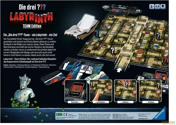 Produktbild Ravensburger 22685 - Die drei??? Labyrinth - Team Edition - Die kooperative Variante des (Deutsch)