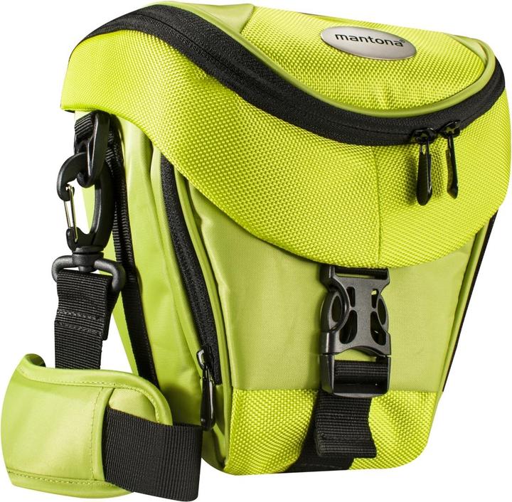 Produktbild mantona Premium Colttasche hellgrün (Kamera Schultertasche, Kamera Bereitschaftstasche, 3.61 l)