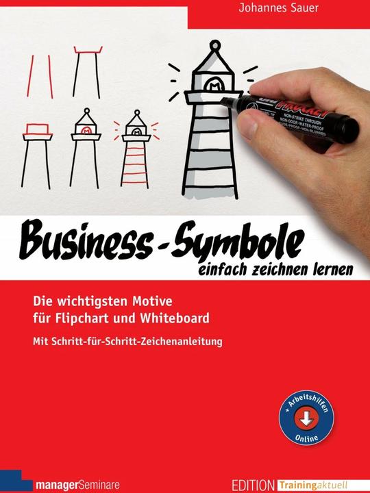 Produktbild Business-Symbole einfach zeichnen lernen (Deutsch, Johannes Sauer, 2023)